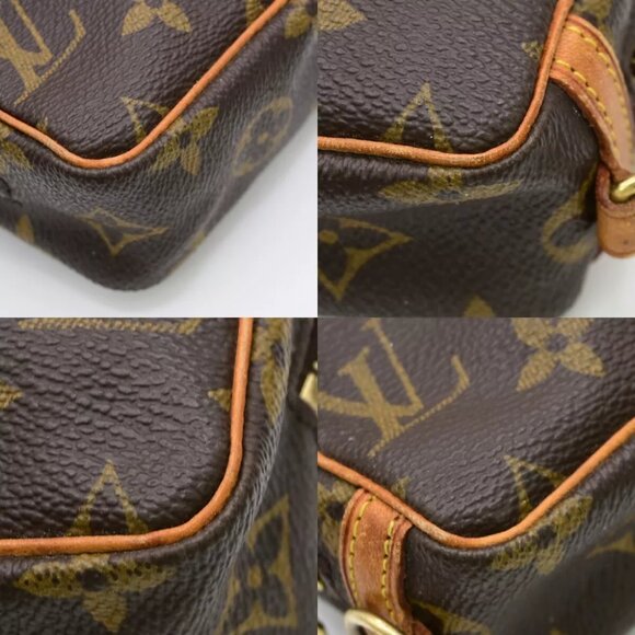 LOUIS VUITTON Trousse Wapity Pouch Bag Monogram Leather Brown M58030 65YE415 - Picture 7 of 14